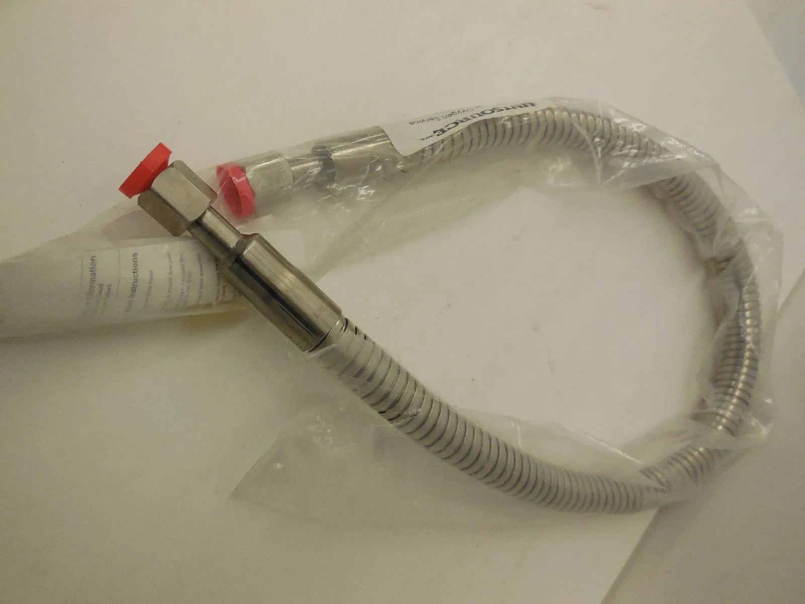 NEW UNISOURCE STAINLESS STRIP HOSE VMI.1160.PSI.MAWP 36"
