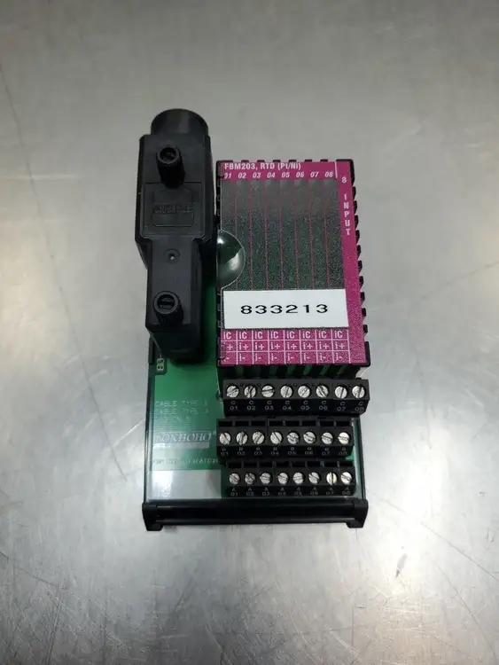 Used Foxboro FBM203 RTD (Pt/Ni) PLC Module. PLC Input & Output South Carolina US | Palmetto Automation #1510929
