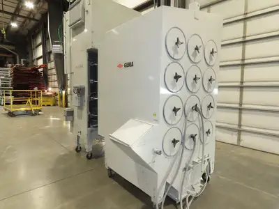 Gema Powder Coating Dust Collector Powder Recovery Reclaim System 12 Filters