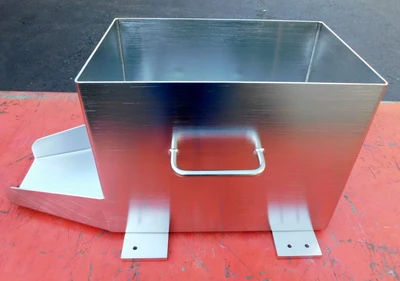 USED SANITARY BULK HOPPER .9 CU FT
