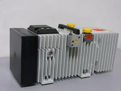 USED PFEIFFER BALZERS UNO 016B SINGLE STAGE VACUUM PUMP  9.5 CFM