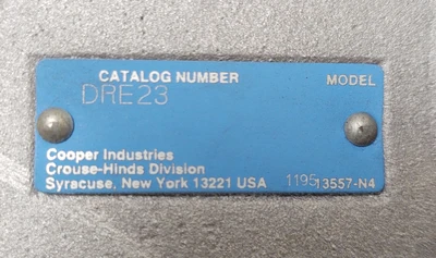 NEW Crouse-Hinds DRE23