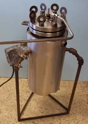 QTY. 1. 3000 ML 316L STAINLESS STEEL HEAT JACKETED...