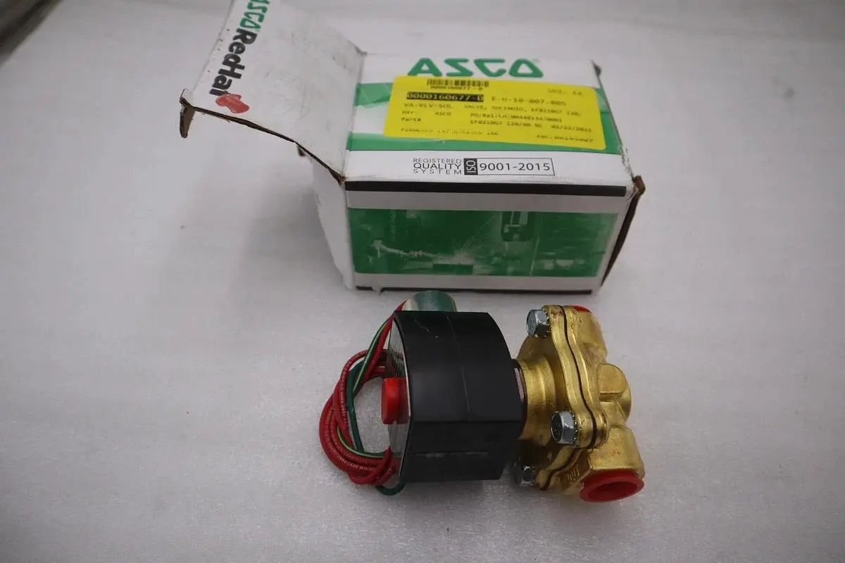NEW REDHAT EF8210G007 Solenoid Valve Brass NC Air Inert Gas STOCK G553