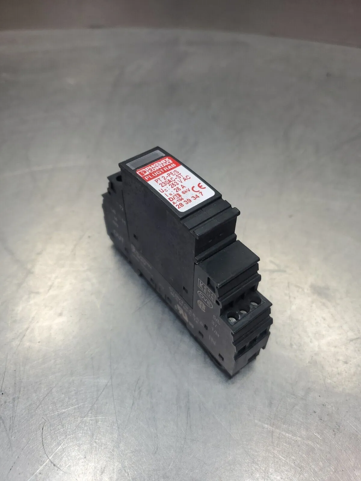 Phoenix Contact PT 2-PE/S 230AC-ST Surge Protection Plug. 3D-28