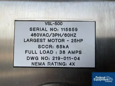 NEW Ross 500 Liter Ross Emulsifier, Model VSL-500L, 316 S/S
