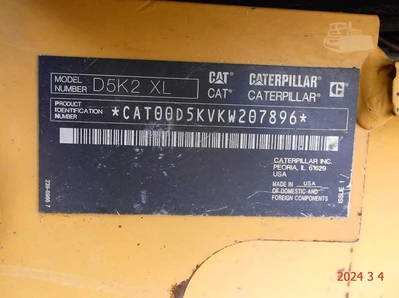 Used 2020 CATERPILLAR D5K2 XL Bulldozers New York US | Beck Equipment #1506443