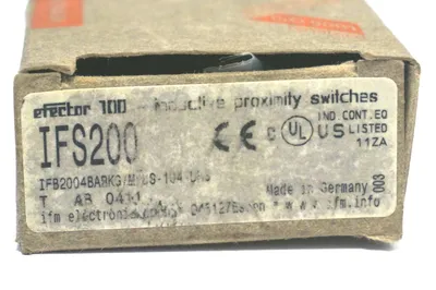 NEW IFM EFECTOR IFB2004BARKG/M/US-104-DRS PROXY SWITCH IFB2004BARKGMUS104DRS