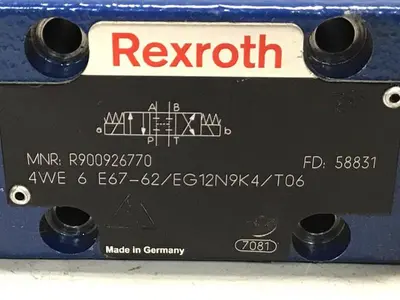 USED REXROTH 4WE6E6762EG12N9K4T06