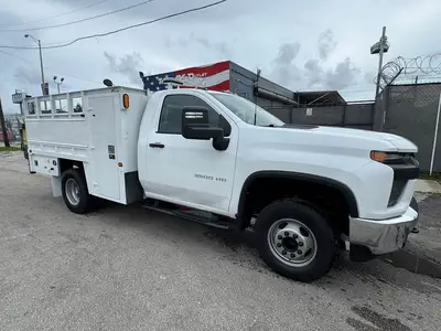 Used 2021 CHEVROLET SILVERADO 3500HD Service & Utility Trucks Florida US | Truck and Van Outlet #1509247