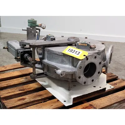 Used Reimelt GmbH 4" Single-channel Stainless Steel Tunnel Diverter Valve