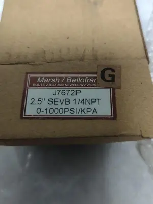 New | in-Stock MARSH J7672P Universal Pressure Meters Ohio US | Surplus Asset Holdings #1239580