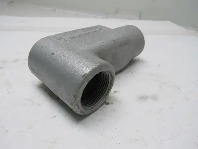 OZ Gedney LB47 1-1/4" Type LB Conduit Body W/O Cover Lot of 2