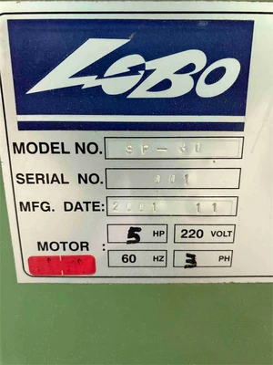 Used 2001 LOBO SP-30 Woodworking Shapers Texas US | MachineryMax #1333736