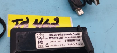 USED ARKSCAN ES301 MINI WIRELESS BLUETOOTH BARCODE SCANNER