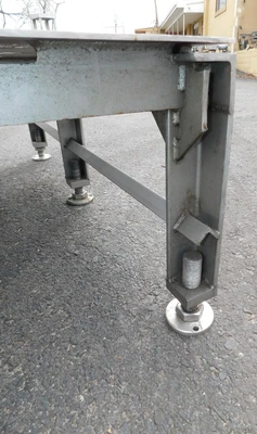USED STAINLESS STEEL PLATFORM 40" X 128.5"