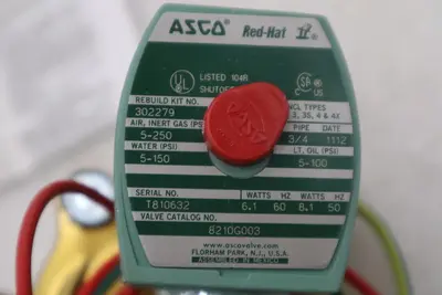 ASCO Solenoid 8210G003  3/4"  24VDC NEW STK GF875