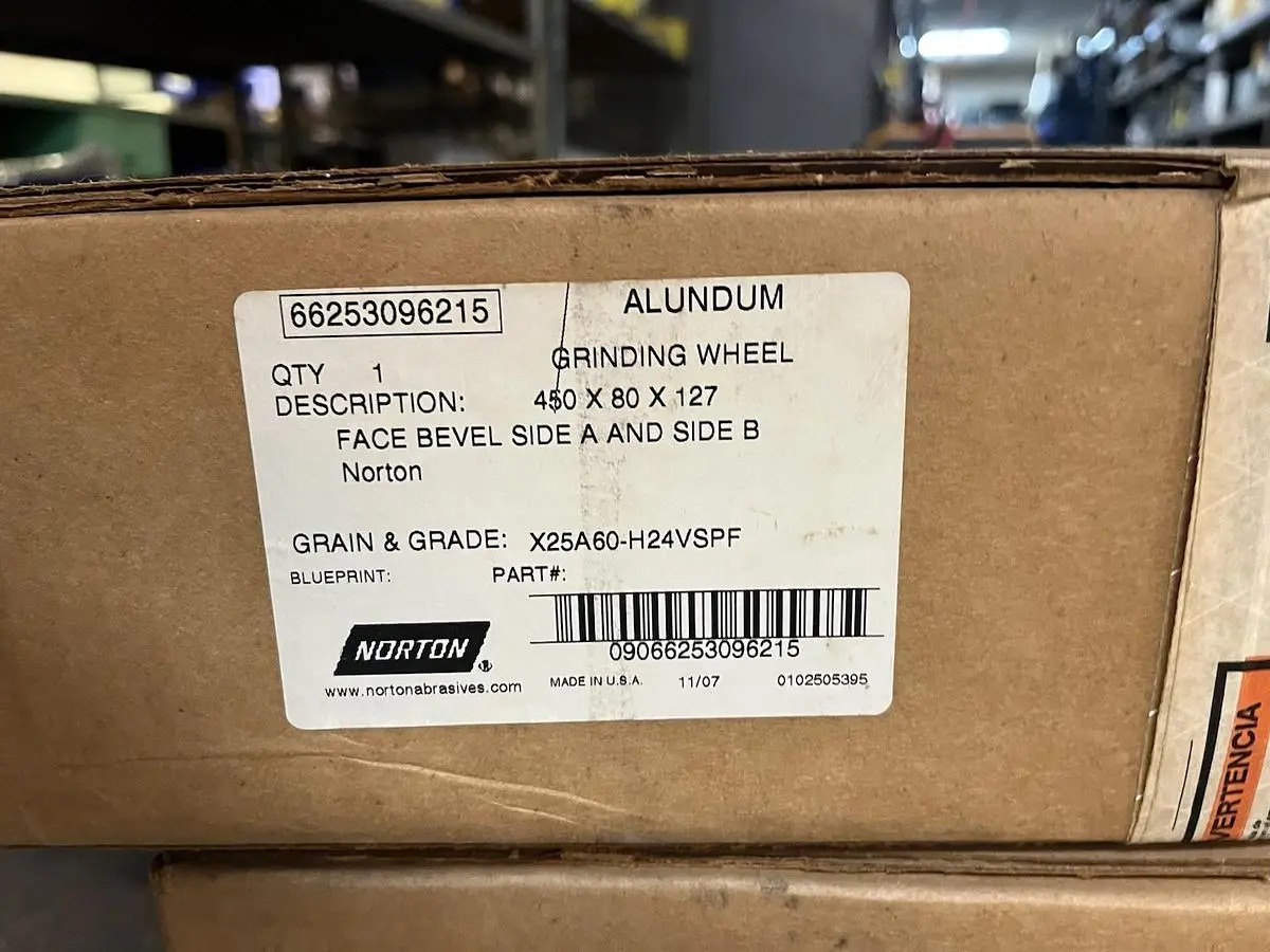 New | in-Stock NORTON 66253096215 Grinding Wheels Ohio US | Surplus Asset Holdings #1520377