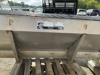 Used SNO-WAY RVB2000 STAINLESS STEEL 2 CUBIC YARDS SALT SPREADER Dry Spreaders Michigan US | Miedema Asset Management Group #1321218
