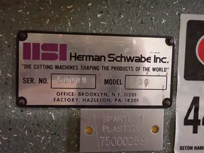 Used HERMAN DG Die Cutting Presses Ohio US | Mohawk Machinery #1325393