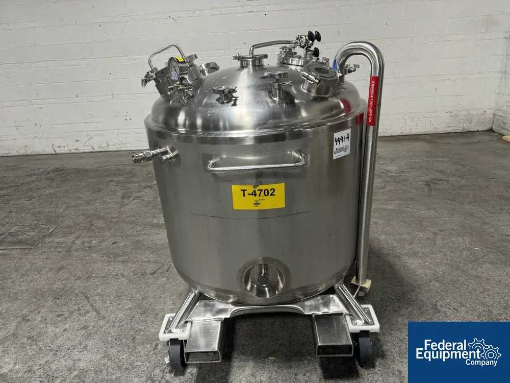 USED Precision 600 Liter Precision Stainless Reactor, 316L S/S, 45/100#