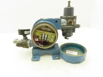 Fisher Rosemount 846 DS1J1 K5 Current to Pressure Transducer 3-15PSI W/Regulator