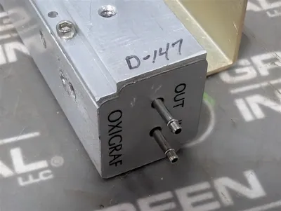 Oxigraf D-147 Oxygen Deficiency Analyzer Differential Pressure Module Used