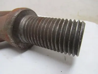 Eye Bolt M42x4.5mm Lifting w/Shoulder Drop Forge Carbon Steel Plain 76mm Shank