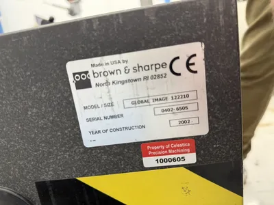 2002 BROWN & SHARPE GLOBAL IMAGE 12.22.10 Coordinate Measuring Machines | Machnet (11)
