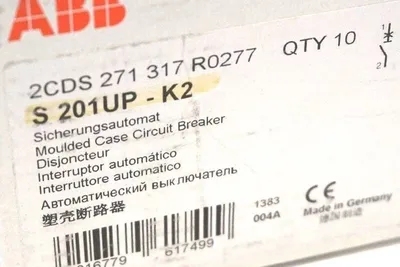 10 NEW ABB S 201UP-K2 CIRCUIT BREAKERS S201UPK2