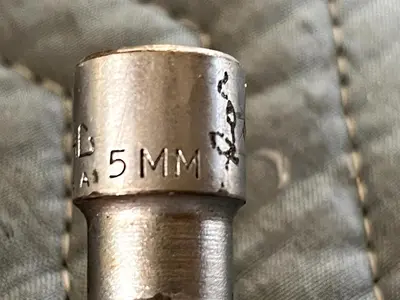 MAC XD5MM 3/8" Drive 5mm Hex Bit Socket Driver USA Metric