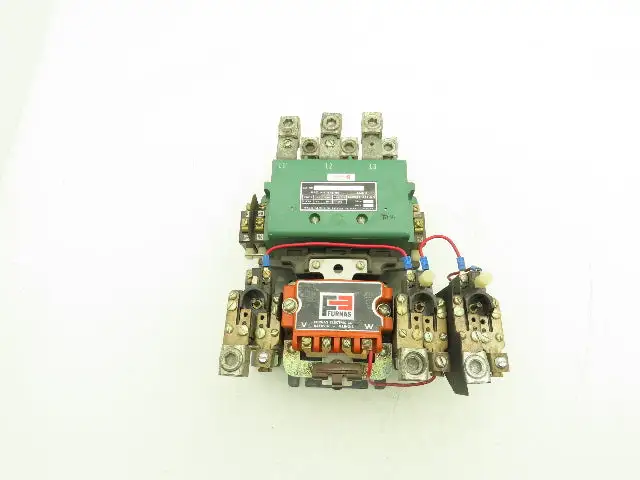 Furnas 14JB32AX4911A NEMA Size 4 Motor Starter 100A 575VAC 25Hp 230/460V Coil