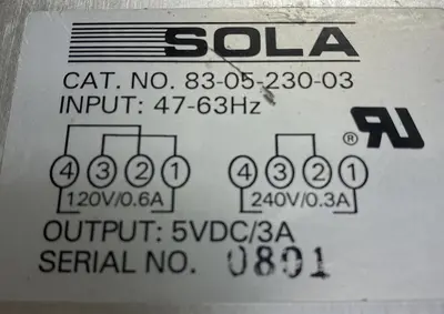 USED SOLA 83-05-230-03