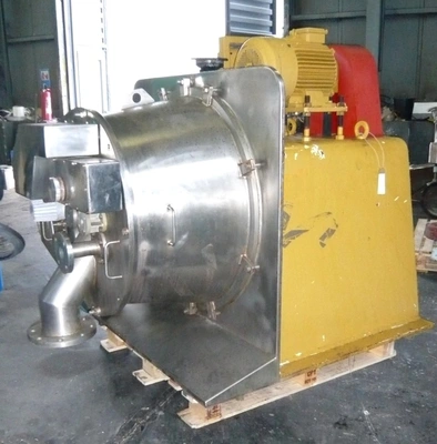 ZVU OPH 630 EFHN peeler centrifuge, rubber-lined SS.