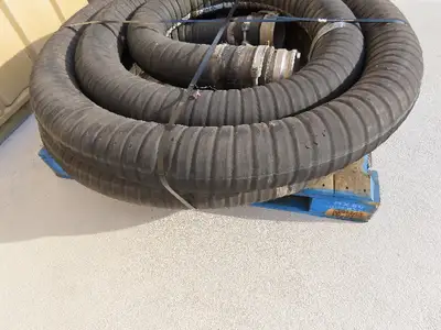 Jason 4470 Dry Bulk Material Suction Hose 5" ID x 47' Gum Rubber 75 PSI