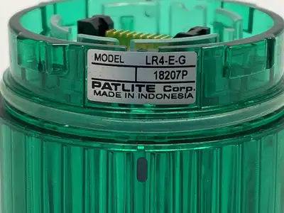 USED PATLITE GREEN LED UNIT FOR LR4 SIGNAL TOWER