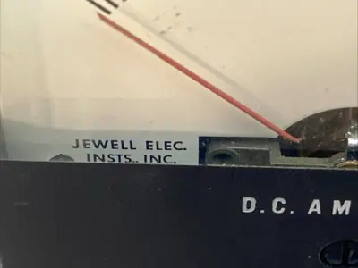 USED JEWELL INSTRUMENTS DC AMMETER PANEL METER 0–10A LOT OF 2