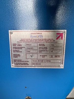Used 2022 Byworth Boilers FM750-19 Boiler Accessories GB | Perry Equipment #1517082