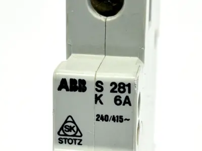 S281 K6A | ABB  Circuit Breaker 1-Pole 6A 240/415V - Used