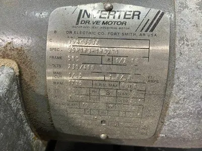 USED BALDOR ELECTRIC COMPANY IDNM3538