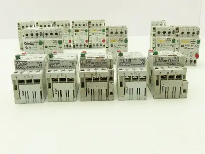 Allen Bradley 140-MN-#### Manual Motor Starter 3PH 600VAC Mixed Lot of 16