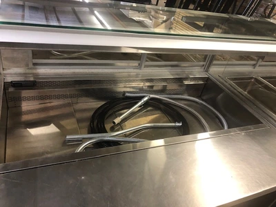 17-0080 Barker SB312R Remote 12' Hot/Cold Salad Buffet Bar