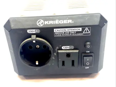 USED KRIEGER 450W STEP UP STEP DOWN VOLTAGE TRANSFORMER 110V 220V