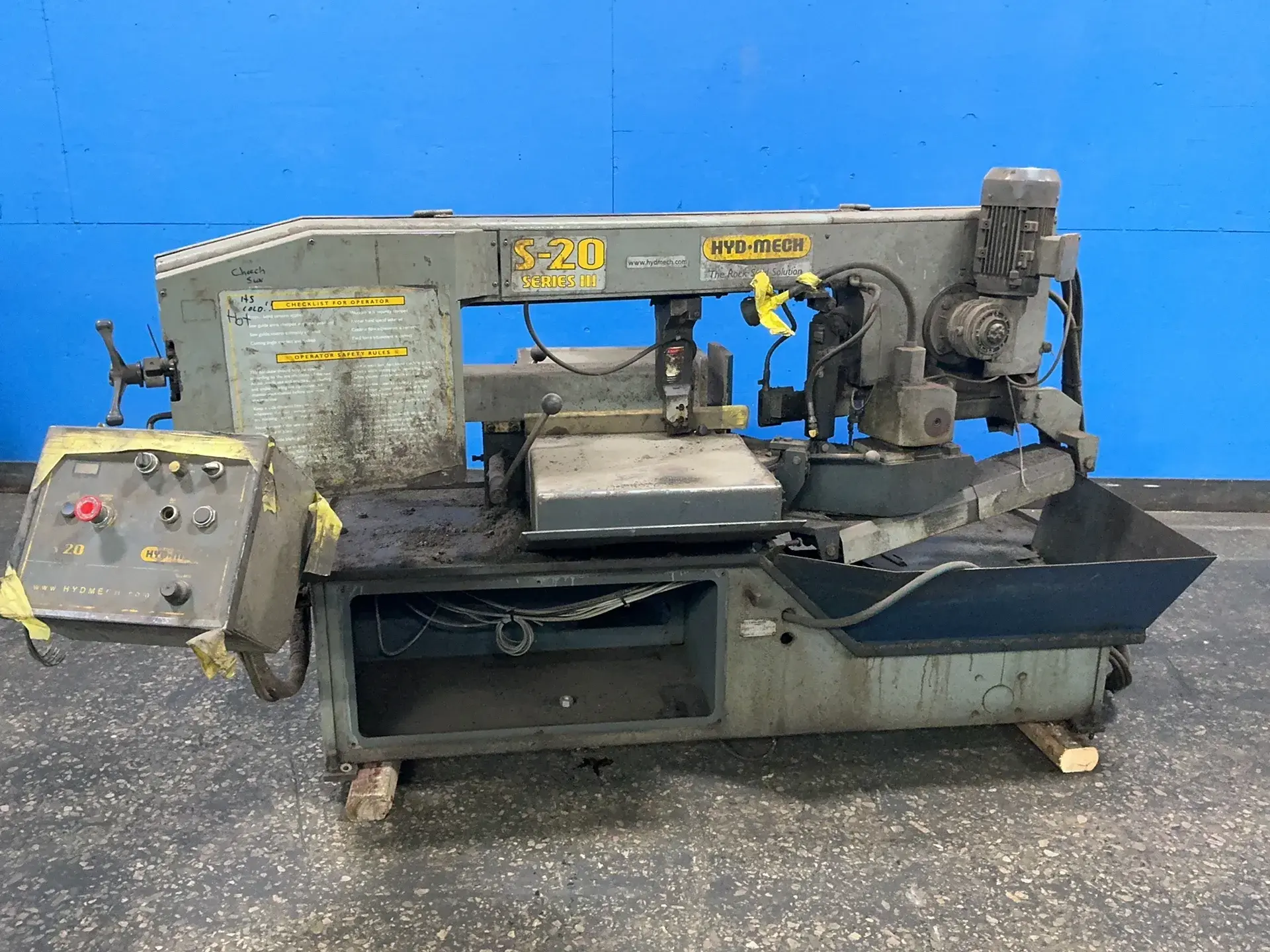Used HYD MECH S20 Horizontal Band Saws Ohio US | HGR 24 #1357023