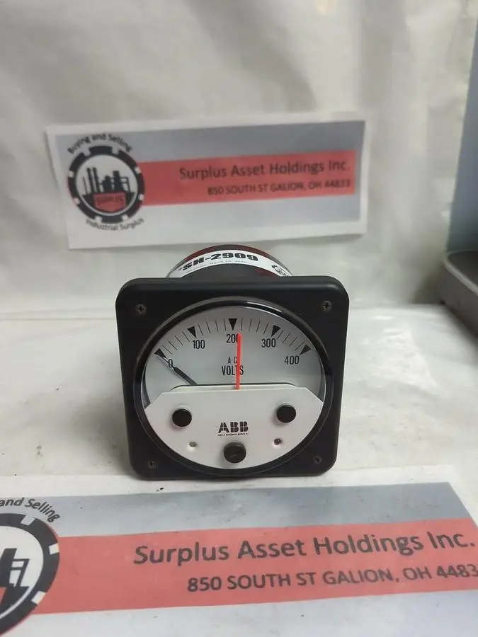 Used CROMPTON/ABB 0039412513 Voltmeters Ohio US | Surplus Asset Holdings #1246623