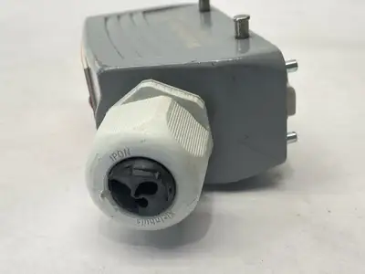 USED WEIDMULLER MALE CONNECTOR 16P 16A 500V 1207500000 W/ 1788180000