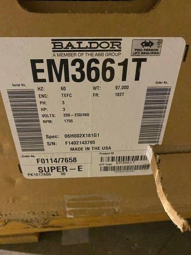 NEW Baldor 182T