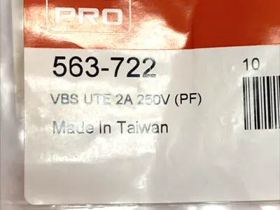 USED BUSSMANN 250V FUSE