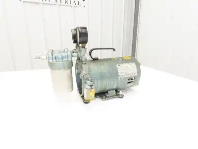 Emerson SA55NXGTC4143 Oil-Less  Rotary Vane Vacuum Air Pump 115VAC 1/3Hp 1725RPM