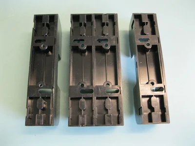 Lot of (3) 60311 60312 Gould Shawmut 1 & 2 Pole Fuse Holders D8